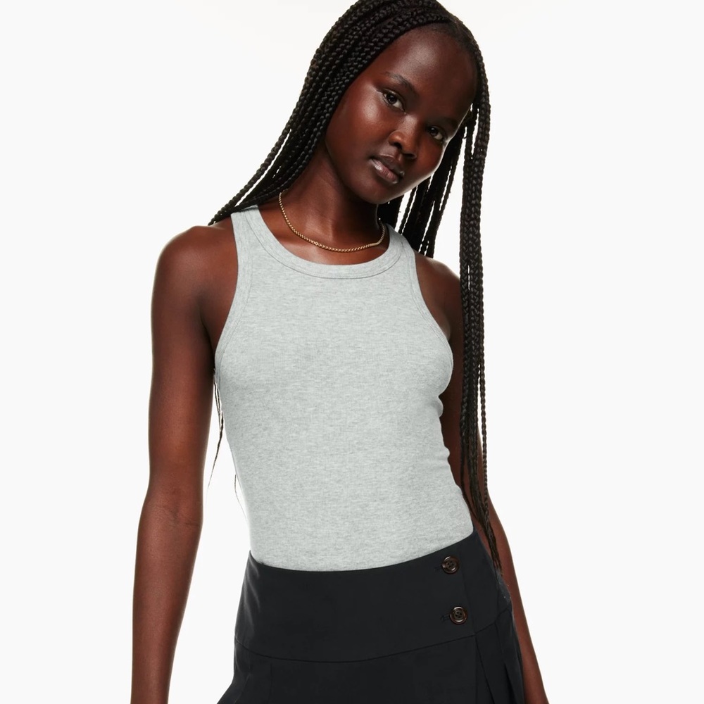 Aritzia Sunday Best Honor Tank M Grey